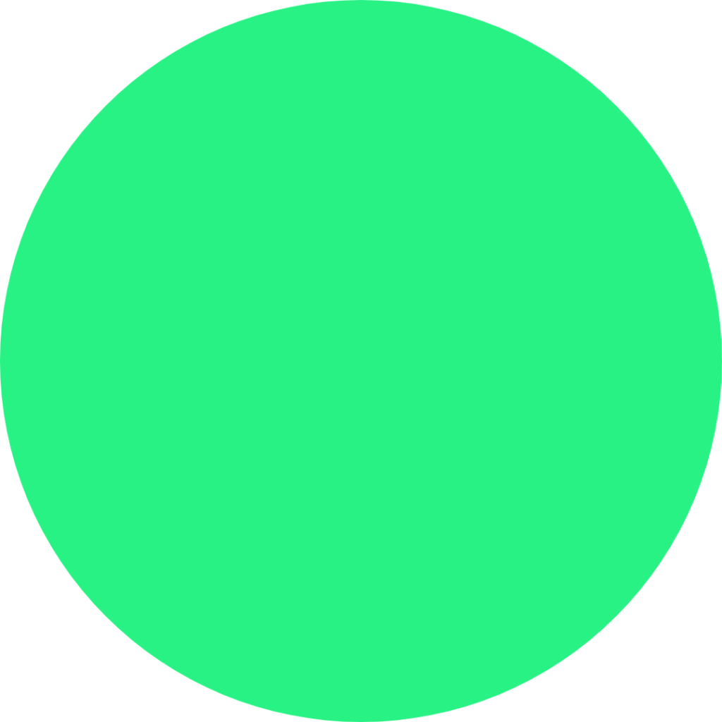 en grønn neongrønn sirkel