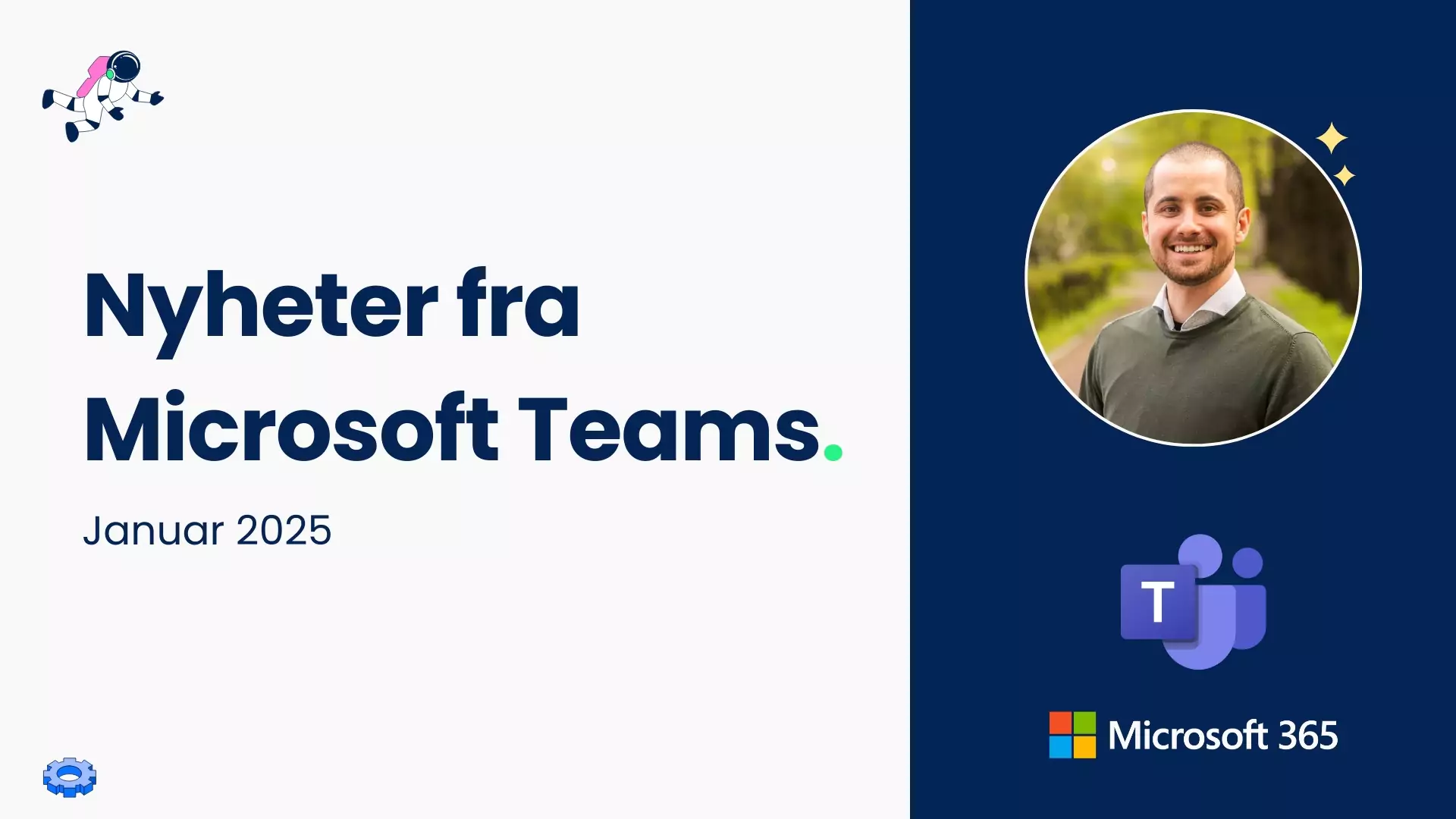 illustrasjon over bilde med snorre og microsoft teams